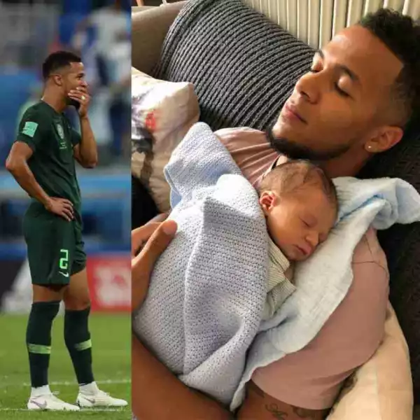 Super Eagles William Troost-Ekong Welcomes New Baby (Photos)